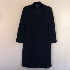 POLO Black Wool Blend Coat